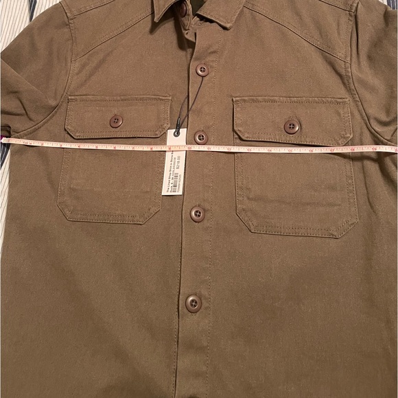 Taylor stitch shop shirt size 38 Army Green - Picture 13 of 16